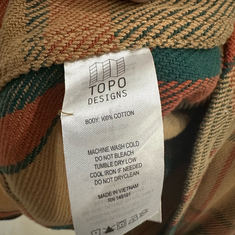 Danner - Topo Designs Plaid Shirt in Green and Brown - Picture 15 of 15